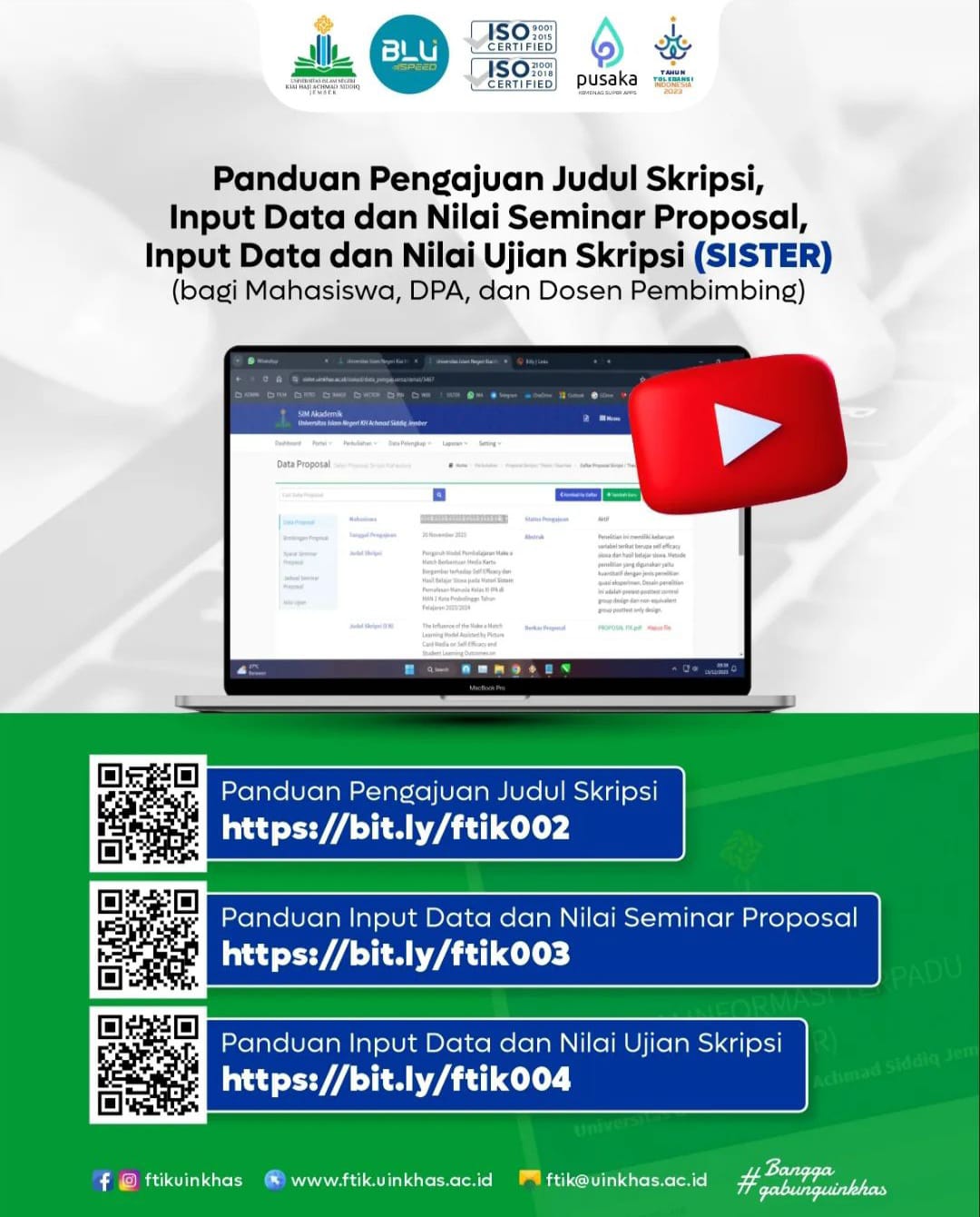 TUTORIAL TAHAPAN PROSES SKRIPSI DI SISTER